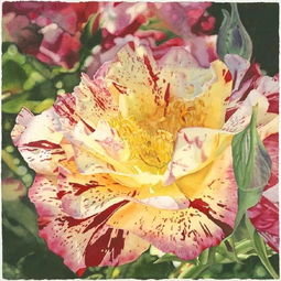 隔著屏幕都能聞到香甜——晶瑩剔透的寫實水彩花卉作品賞析